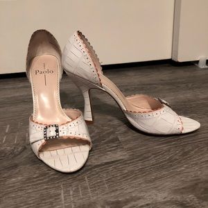Linea Paolo White Annabel’s Open Tor Heel